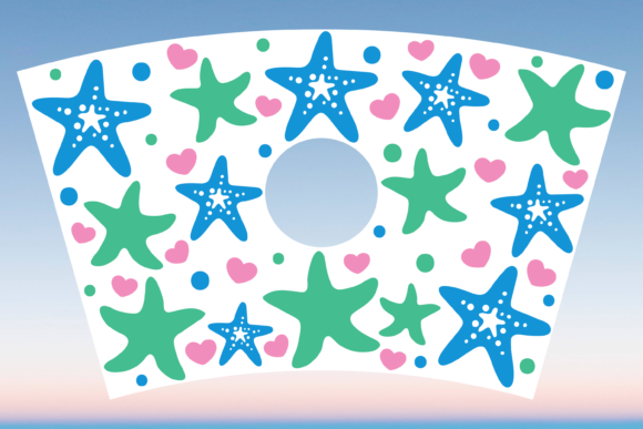 Bleach Starfish Starbucks Wraps Cup SVG: Graphics for Print Templates
