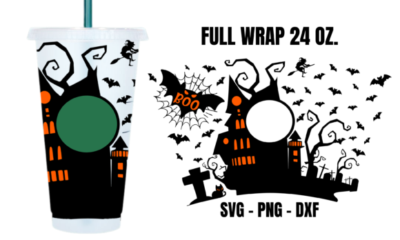 Boo Halloween Starbucks Cup Svg: Graphics & Crafts for Digital Selling