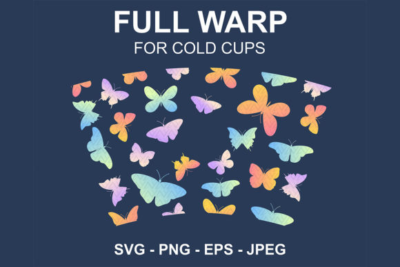 Butterfly Starbucks Cup SVG
