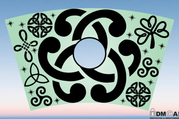 Celtic Knot Symbol Starbucks Cup Svg Graphics