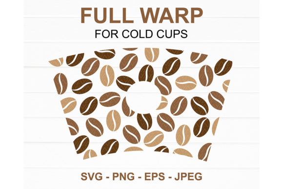 Coffee Bean Starbucks Cup SVG: Graphics for Crafts Projects