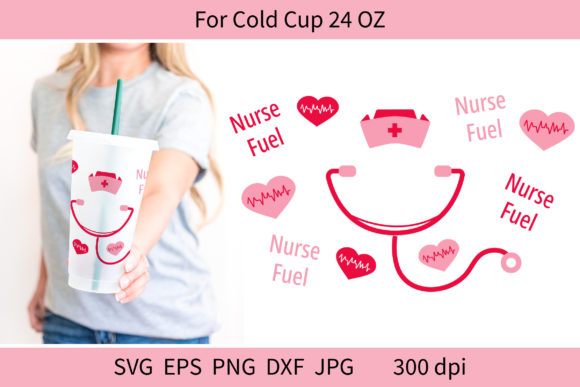 Cold Cup Wrap for Medical Tumbler SVG: Graphics & Crafts