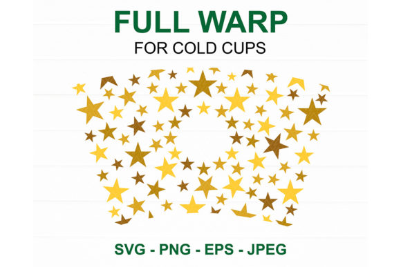 Golden Star Starbucks Cup Svg