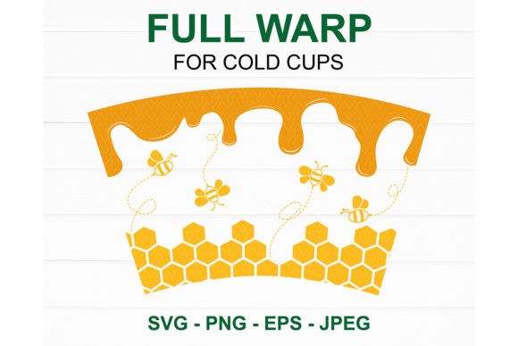 Honeycomb Starbucks Cup SVG: Graphics for Crafts