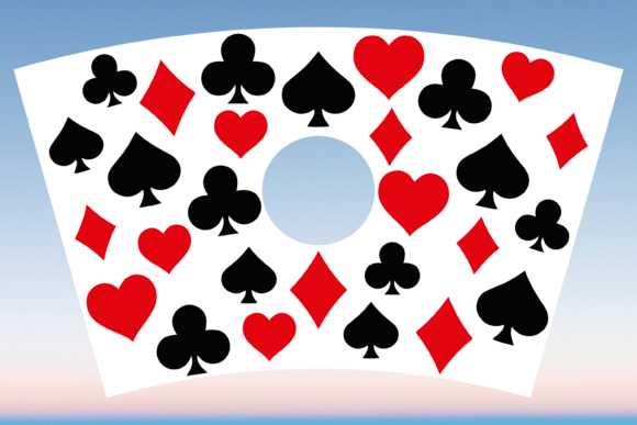 Poker Playing Cards Starbucks Cup Svg Graphics