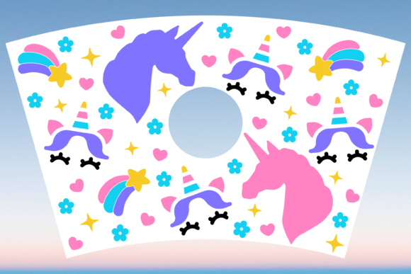 Rainbows Unicorn Starbucks Cup Svg Graphics