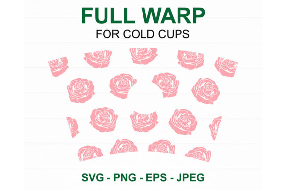 Rose Starbucks Cup Svg: Graphics for Crafts Projects